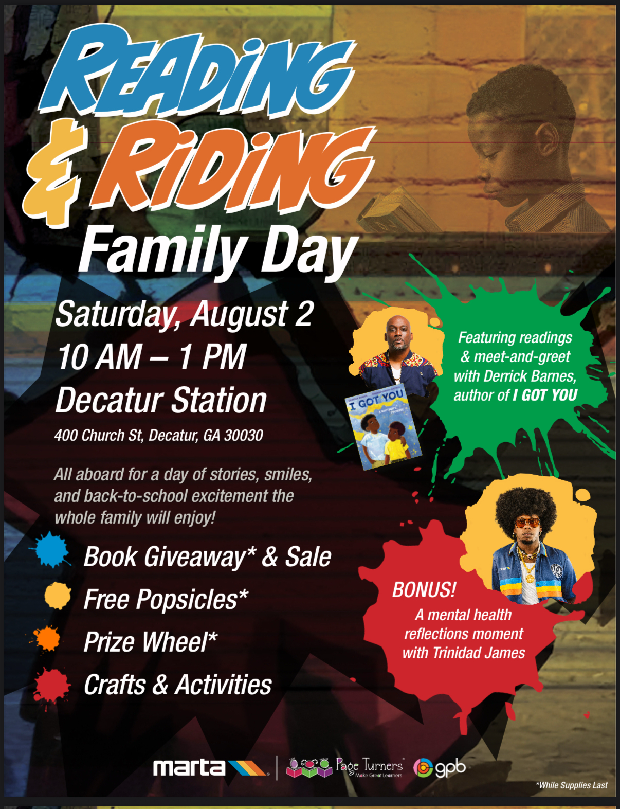 Reading & Riding Family Day flyer