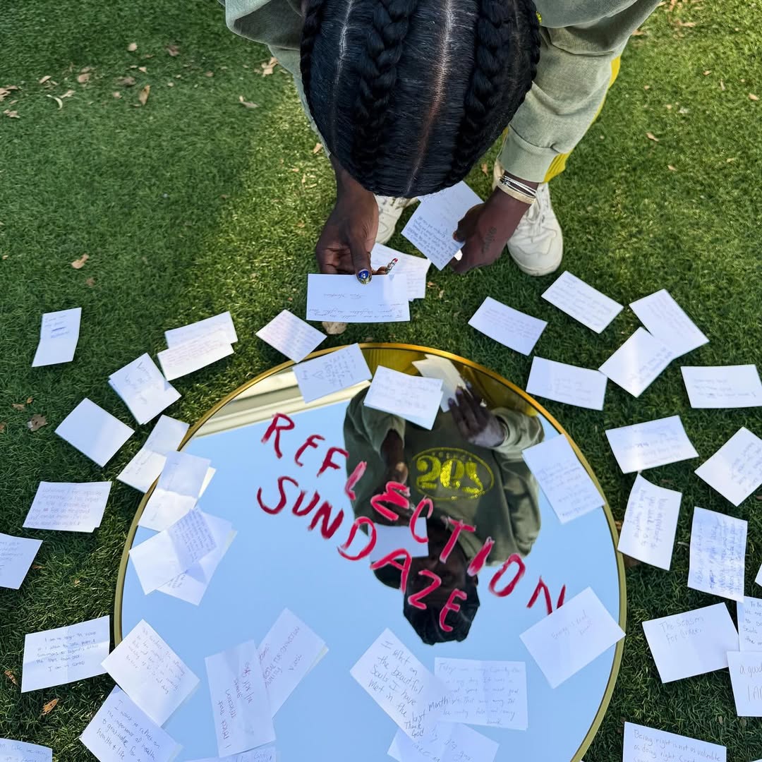 Trinidad James with Reflection Sundaze mirror